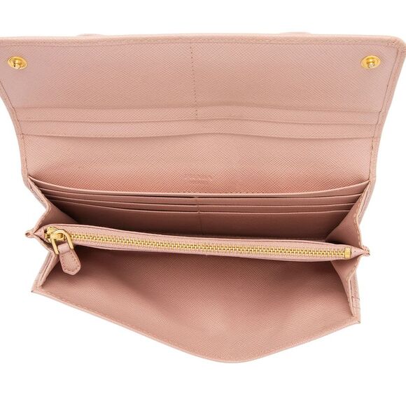 Prada Saffiano Bow Continental Wallet - Picture 5 of 13
